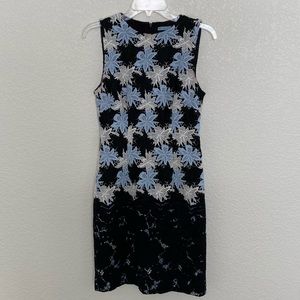 Antonio Melani sleeveless lace sheath dress